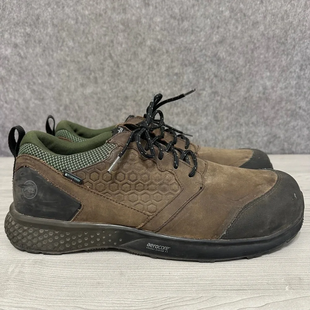 Timberland PRO Reaxion Composite Toe Waterproof‎ Work Shoes Mens 15 Brown